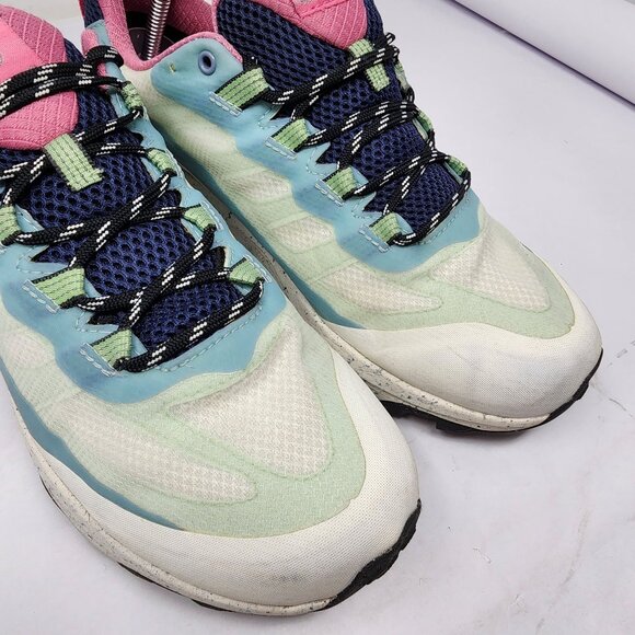 Merrell Sweaty Betty Moab Speed Gore-Tex Hiking Shoes Blue Smoke Womens Size 11 - Picture 9 of 11